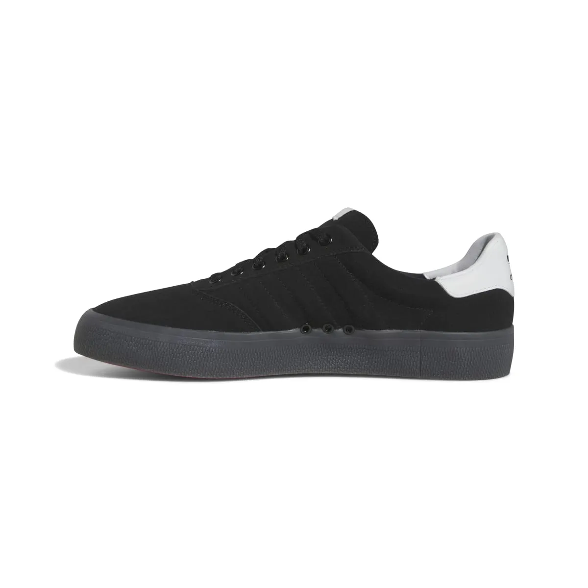 ADIDAS HR0065 3MC MN'S (Medium) Black/White/Scarlet Suede Skate Shoes