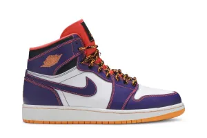 Air Jordan 1 Retro High GS 'Tasmanian Devil' Purple