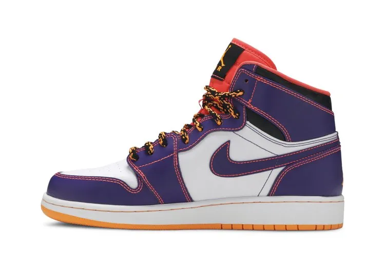 Air Jordan 1 Retro High GS 'Tasmanian Devil' Purple