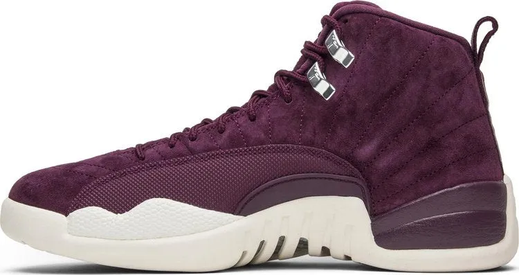 Air Jordan 12 Retro Bordeaux Sneakers, Red