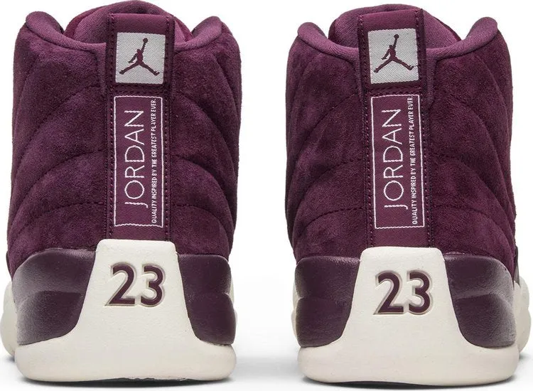 Air Jordan 12 Retro Bordeaux Sneakers, Red