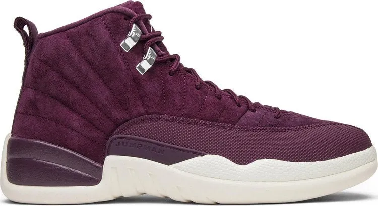 Air Jordan 12 Retro Bordeaux Sneakers, Red