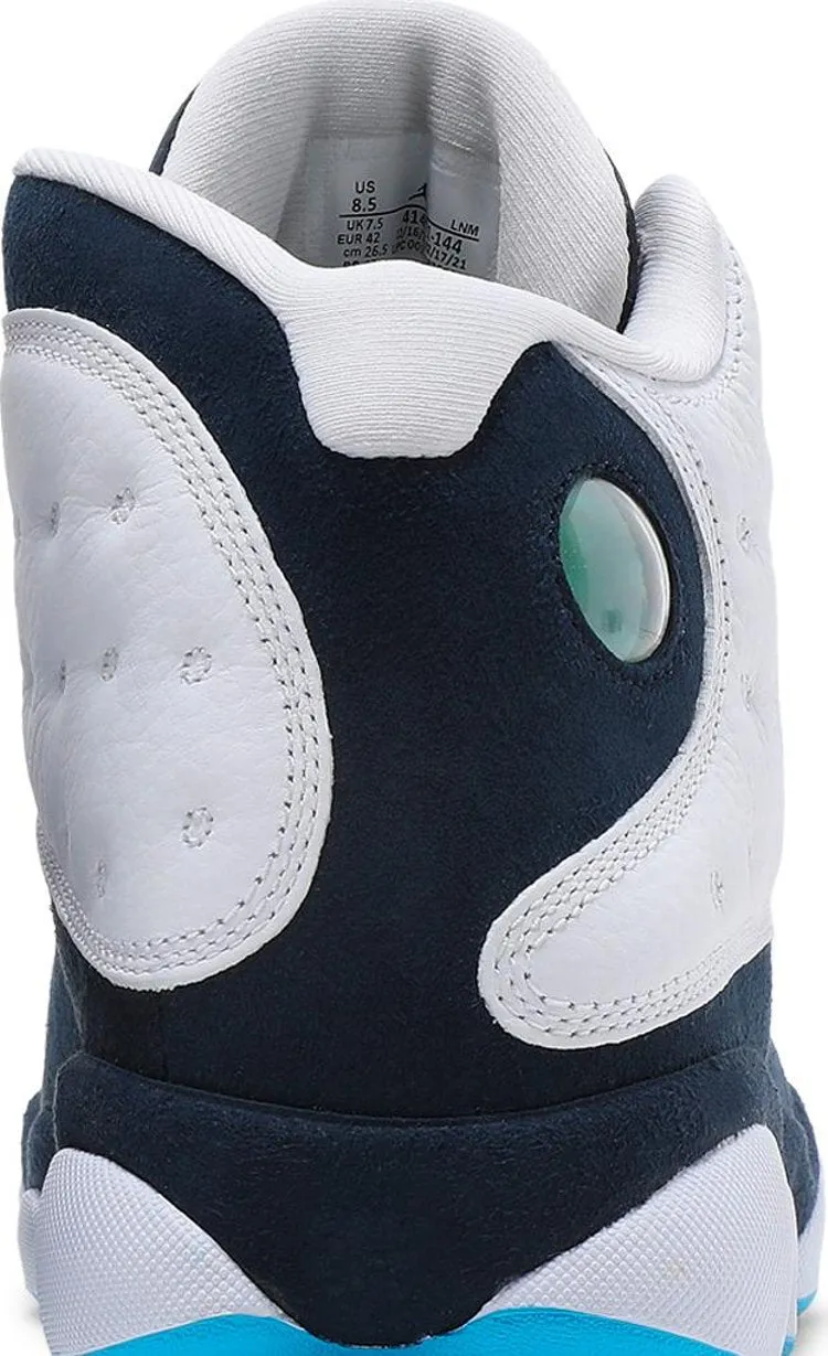 Air Jordan 13 Retro Obsidian Sneakers, Blue