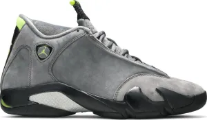 Air Jordan 14 Retro Chartreuse sneakers, gray