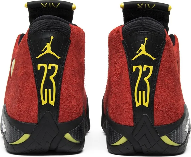 Air Jordan 14 Retro Ferrari Sneakers, Red