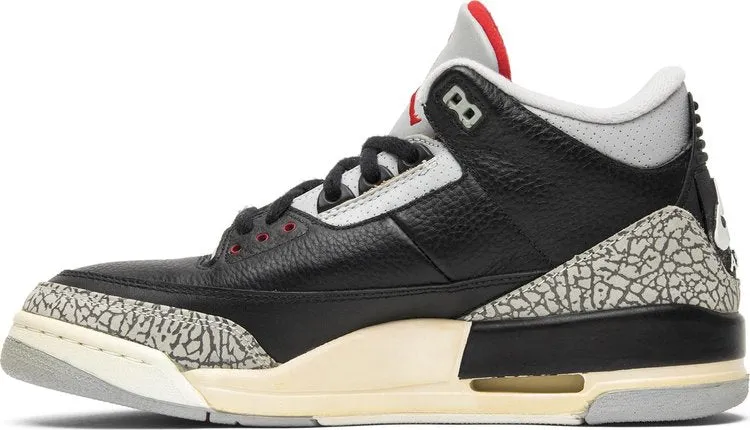 Air Jordan 3 Retro Black Cement 1994 sneakers, black