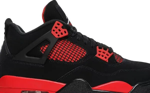 Air Jordan 4 Retro Sneakers, Red