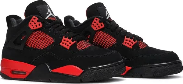 Air Jordan 4 Retro Sneakers, Red