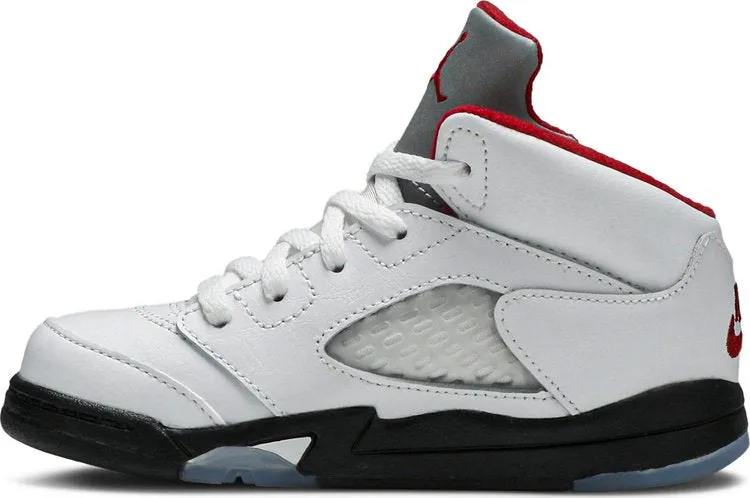 Air Jordan 5 Retro TD Fire Red 2020, white