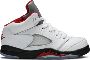 Air Jordan 5 Retro TD Fire Red 2020, white