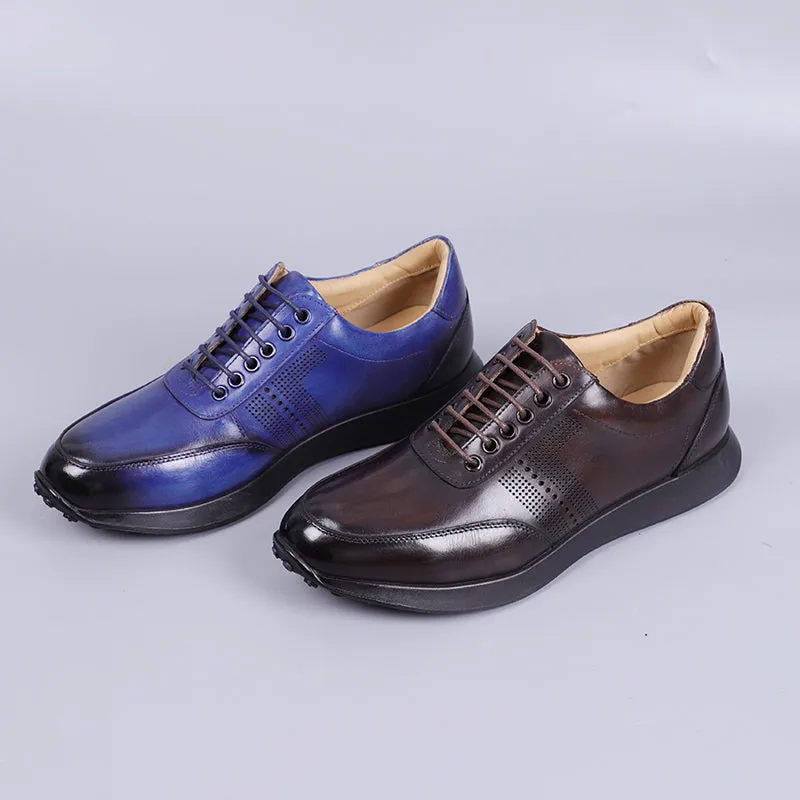 AlliLux Waterproof Print Lace Up Shoes