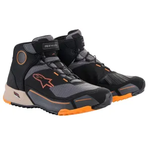 Alpinestars CR-X Drystar Riding Shoes Black/Light Brown/Orange