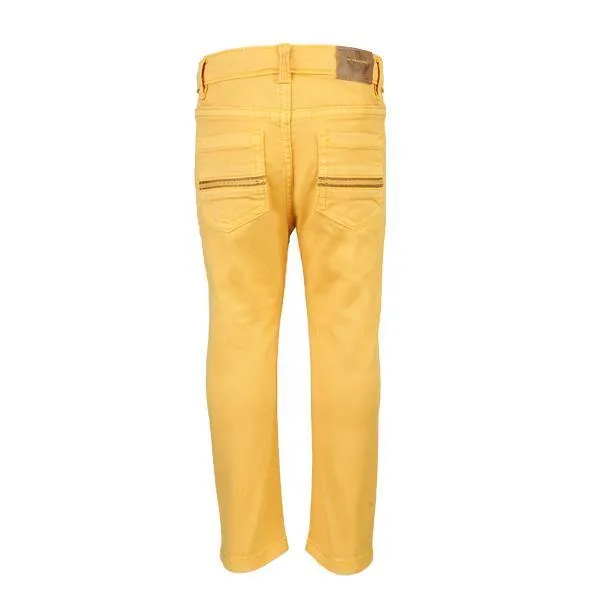 BABY BOYS TWILL TROUSER - YELLOW