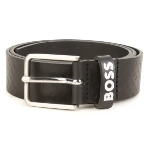 BOSS KIDSWEAR Black Leather Belt