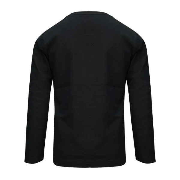 BOYS BLACK PULLOVER CARDIGAN