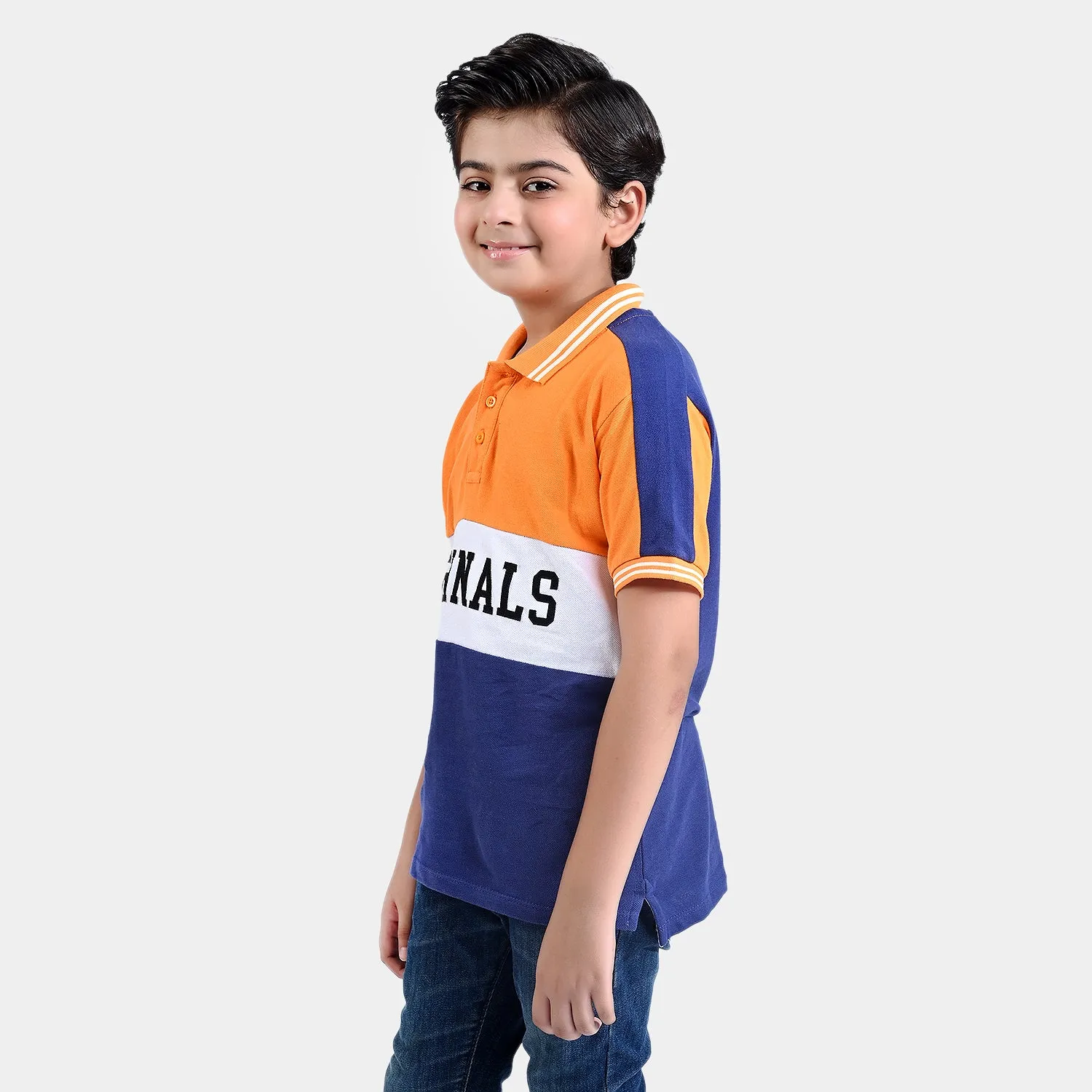 Boys Cotton PK Polo Originals-Multi