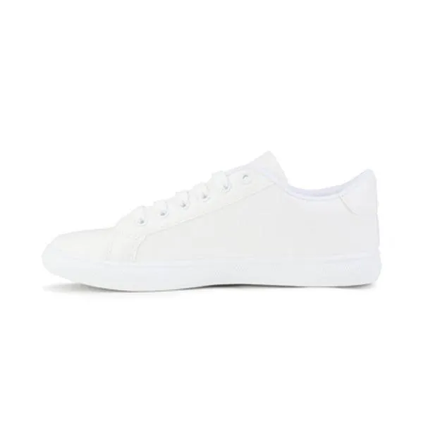 BOYS WHITE LEATHER SNEAKERS