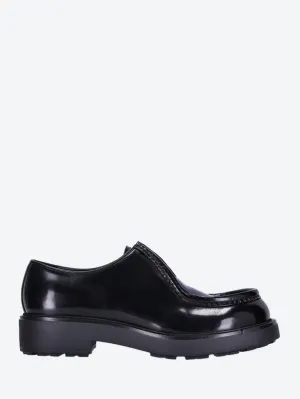 Brushed leather loafers