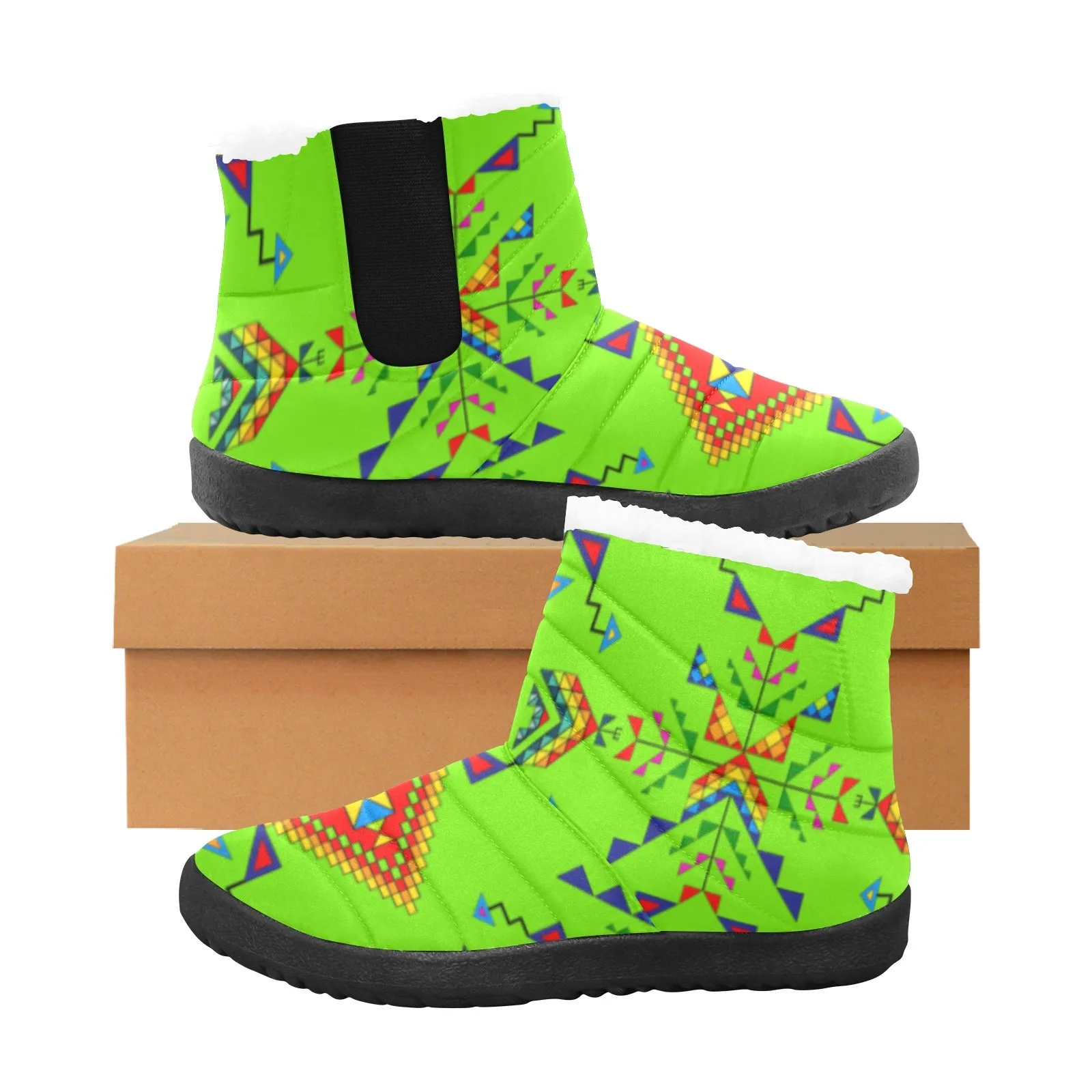 Buffalo Jump Neon Green Men's Padded Winter Boot