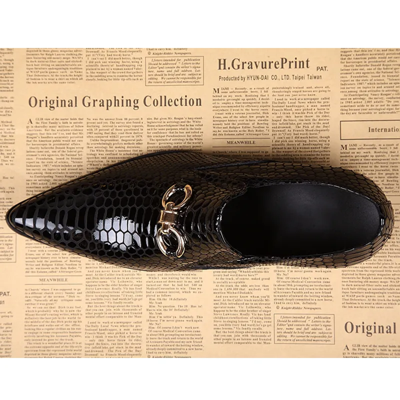 Business Elegant Pointed Toe Leather Men Shoes