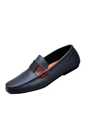 ChicCow Leather Round Toe Casual Loafers