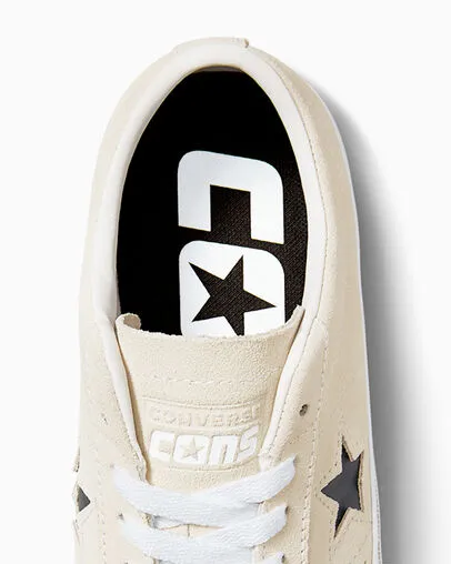 Converse One Star Pro Ox - Egret/White/Black