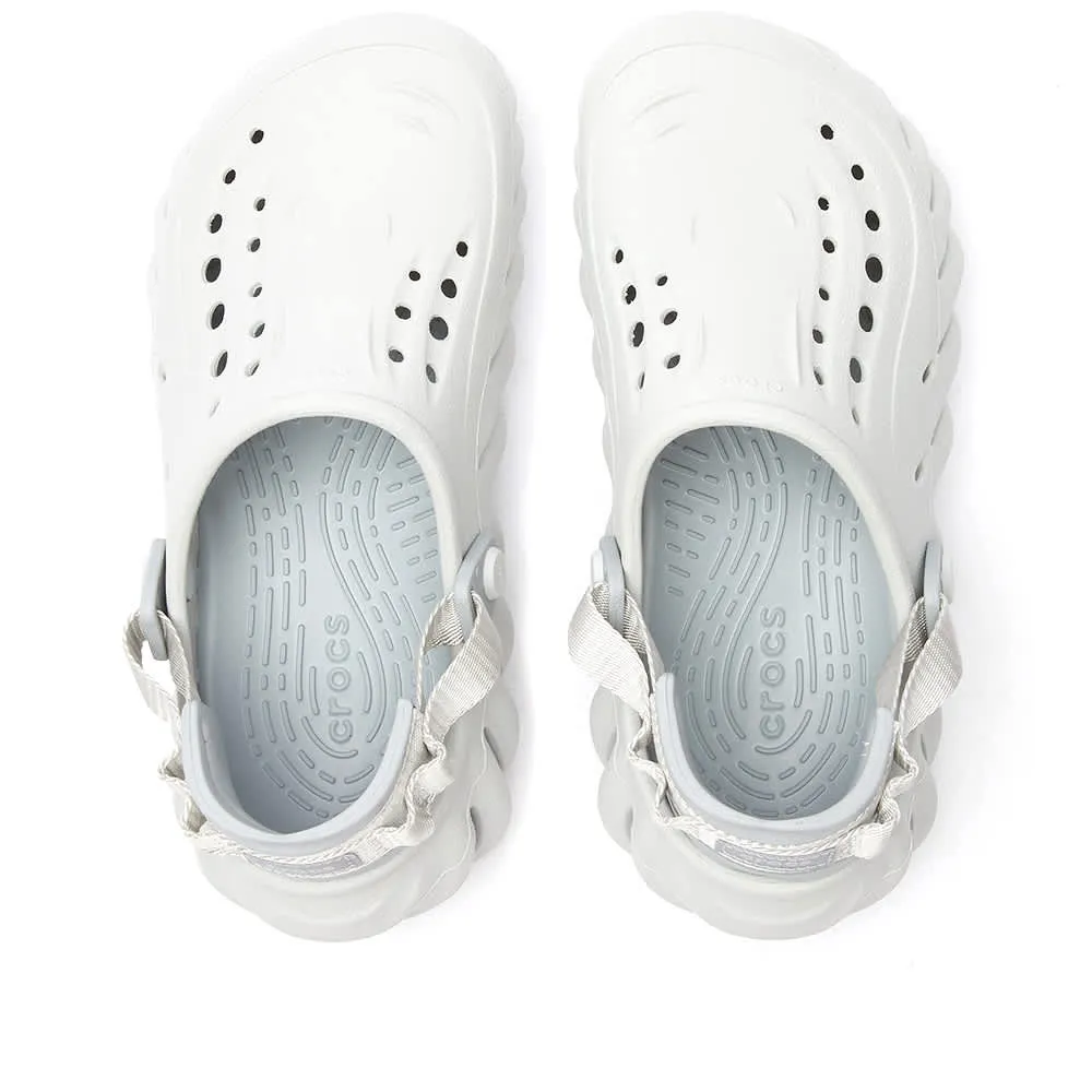 Crocs Echo Clog Sandals, grey-white