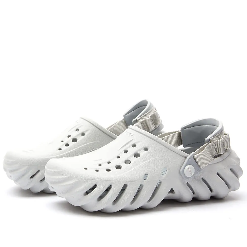 Crocs Echo Clog Sandals, grey-white