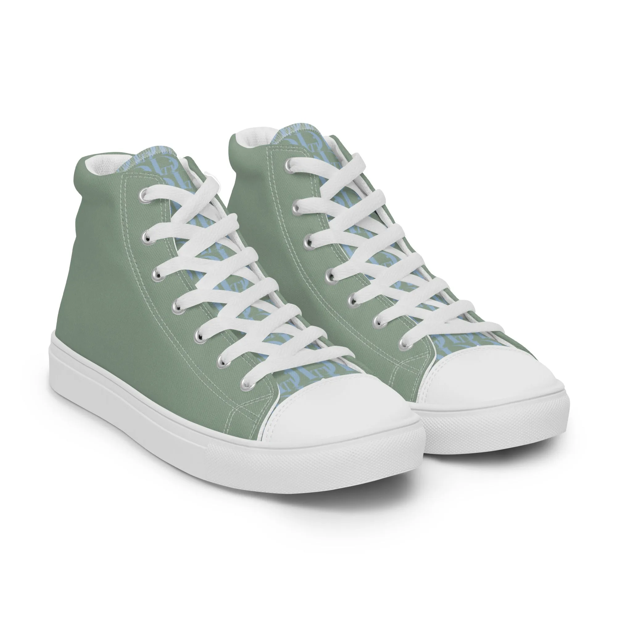 Descendants of the Island Olive Women’s high top canvas shoes