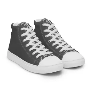 Descendants of the Island Signal Men’s high top canvas shoes