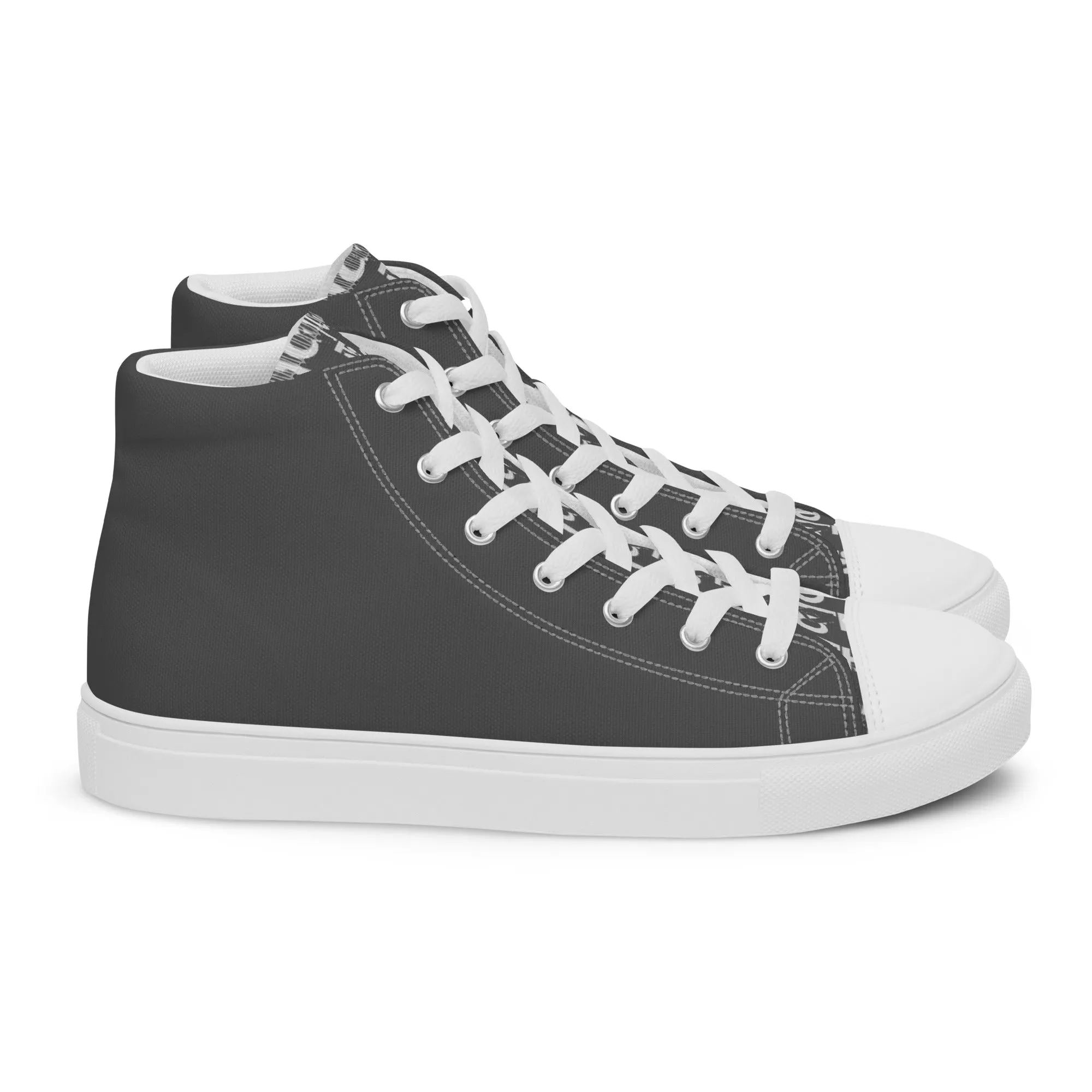 Descendants of the Island Signal Men’s high top canvas shoes