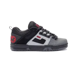 DVS F0000029701 COMANCHE MN'S (Medium) Black/Gray/Red Leather & Nubuck Skate Shoes