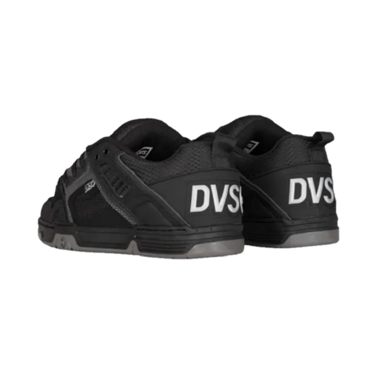 DVS F0000029985 COMANCHE MN'S (Medium) Black/Charcoal Leather & Nubuck Skate Shoes