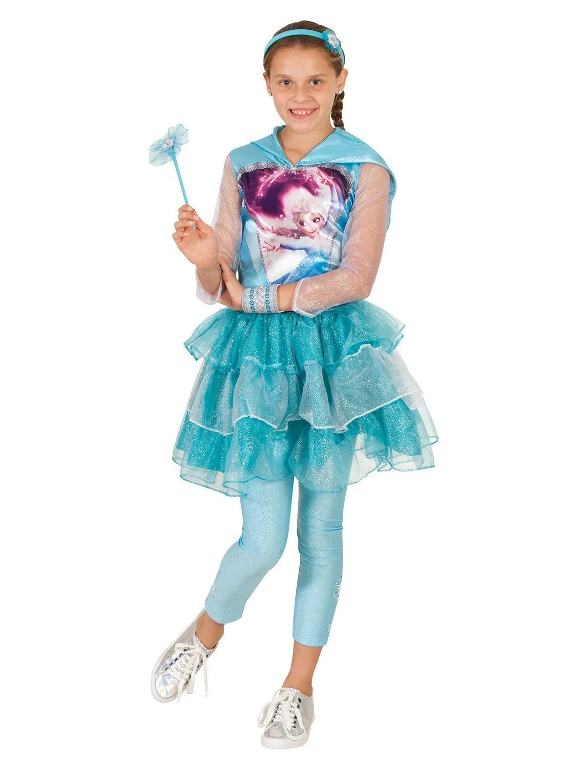 Elsa Hooded Tutu Costume for Kids - Disney Frozen