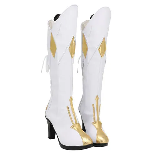 Genshin Impact Jean Boots Halloween Costumes Accessory Cosplay Shoes