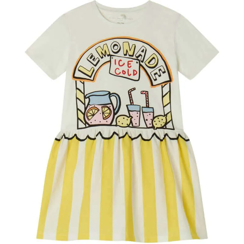 Girls Lemonade Stand Jersey Dress