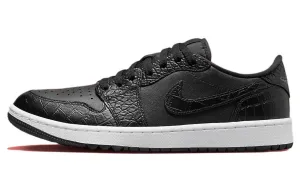 Golf Jordan 1 Retro Low, black crocodile