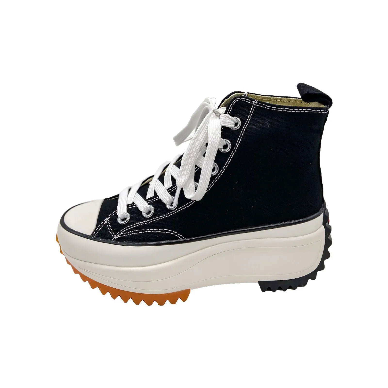 High Top Canvas Super High Platform Sneakers