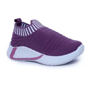 Hooh Kids Unisex Flyknit Ultra Comfortable Sneakers for Boys and Girls (Onion, 2_Point_5_Years)