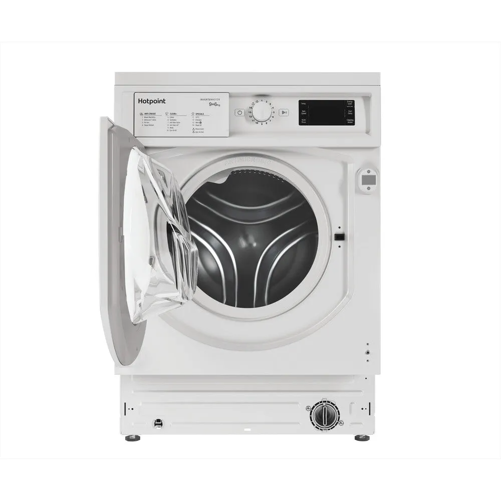 Hotpoint BIWDHG961485 Integrated Washer Dryer With 1400 Spin White