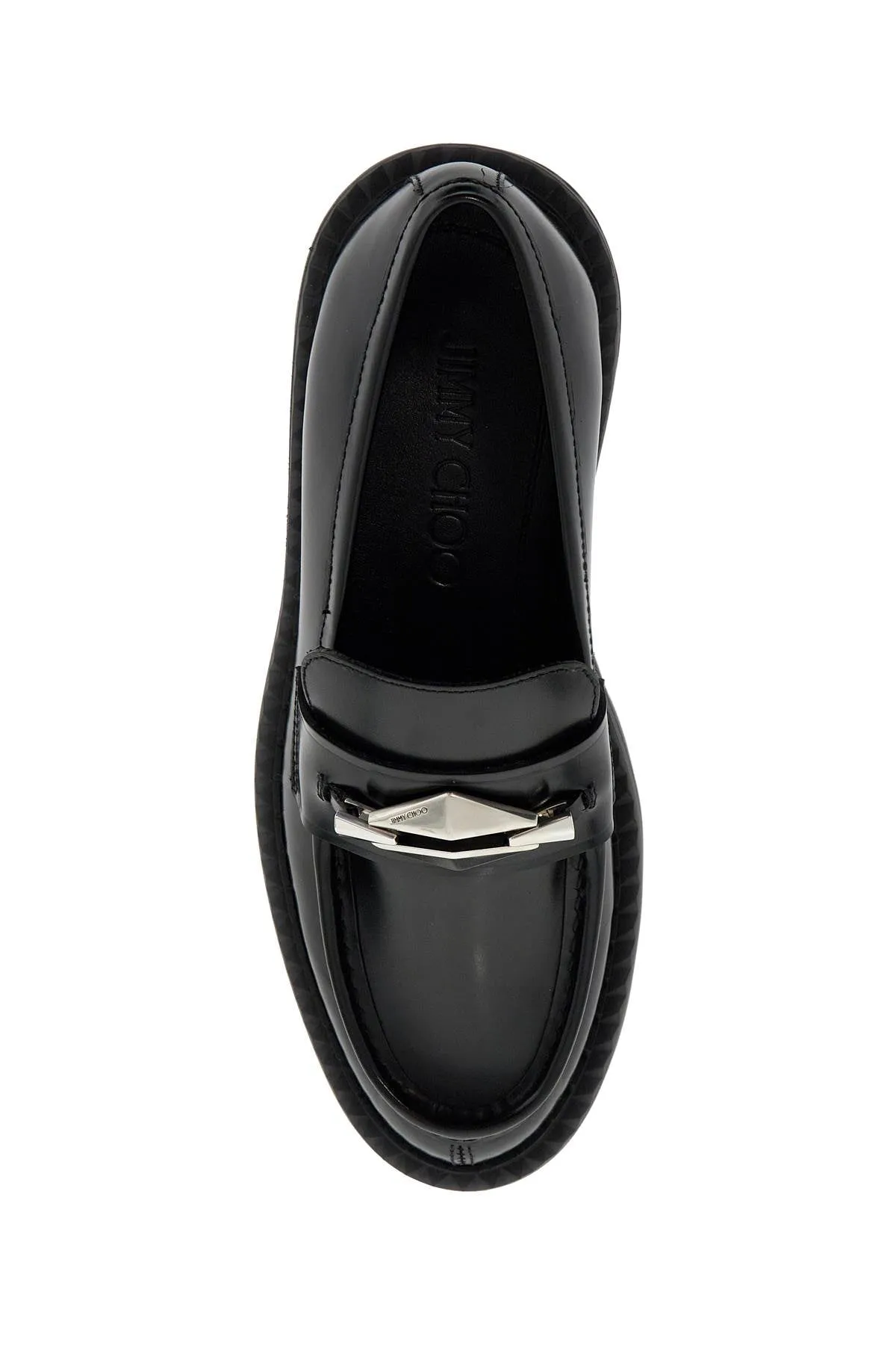 Jimmy Choo marlow leather loafers in