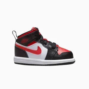 Kid's Air Jordan 1 Mid "Fire Red" Toddlers