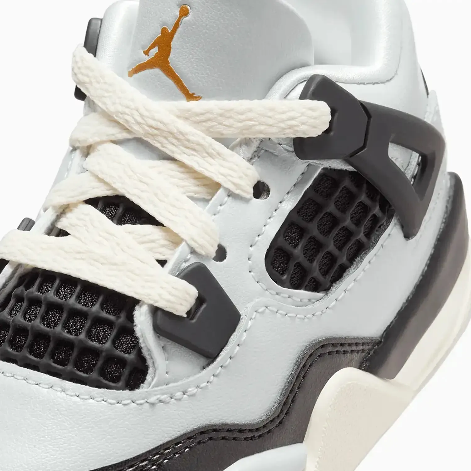 Kid's Air Jordan 4 Retro "Platinum Gold" Toddlers