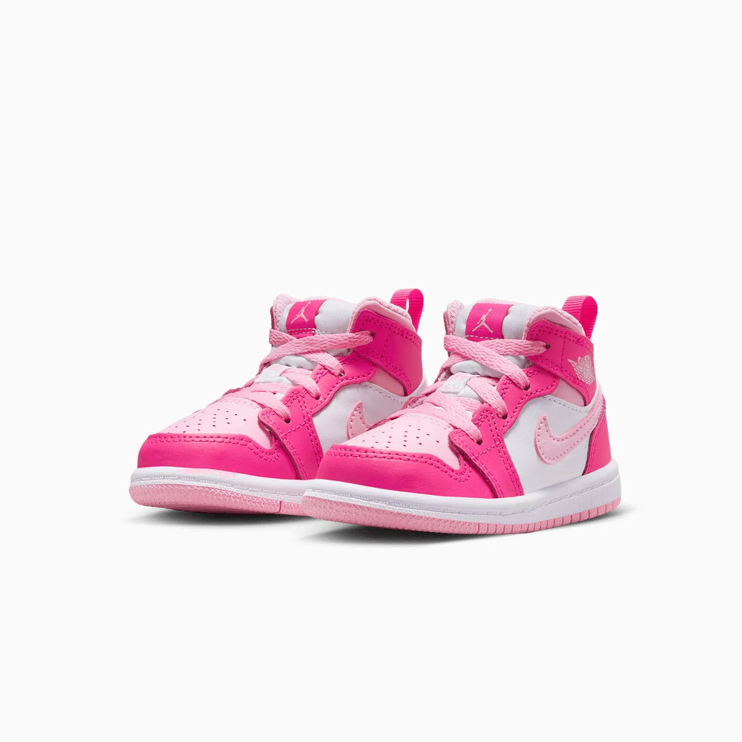 Kid's Jordan 1 Mid "Fierce Pink" Toddlers