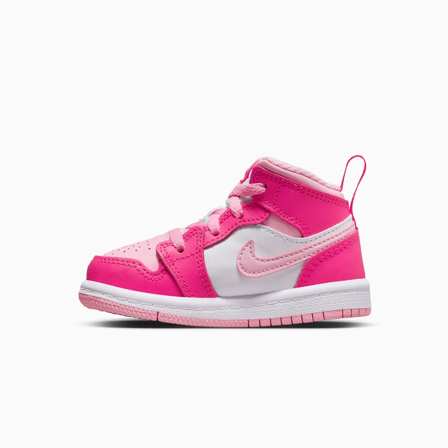 Kid's Jordan 1 Mid "Fierce Pink" Toddlers