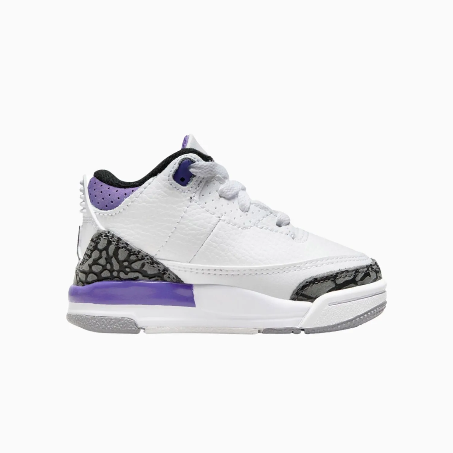 Kid's Jordan 3 Retro "Court Purple" Toddlers