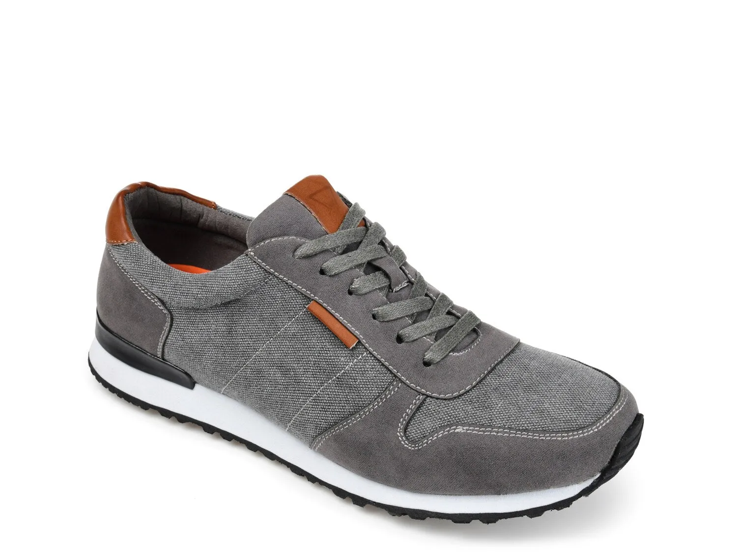 Leather sneakers Vance Co. Ferris, gray