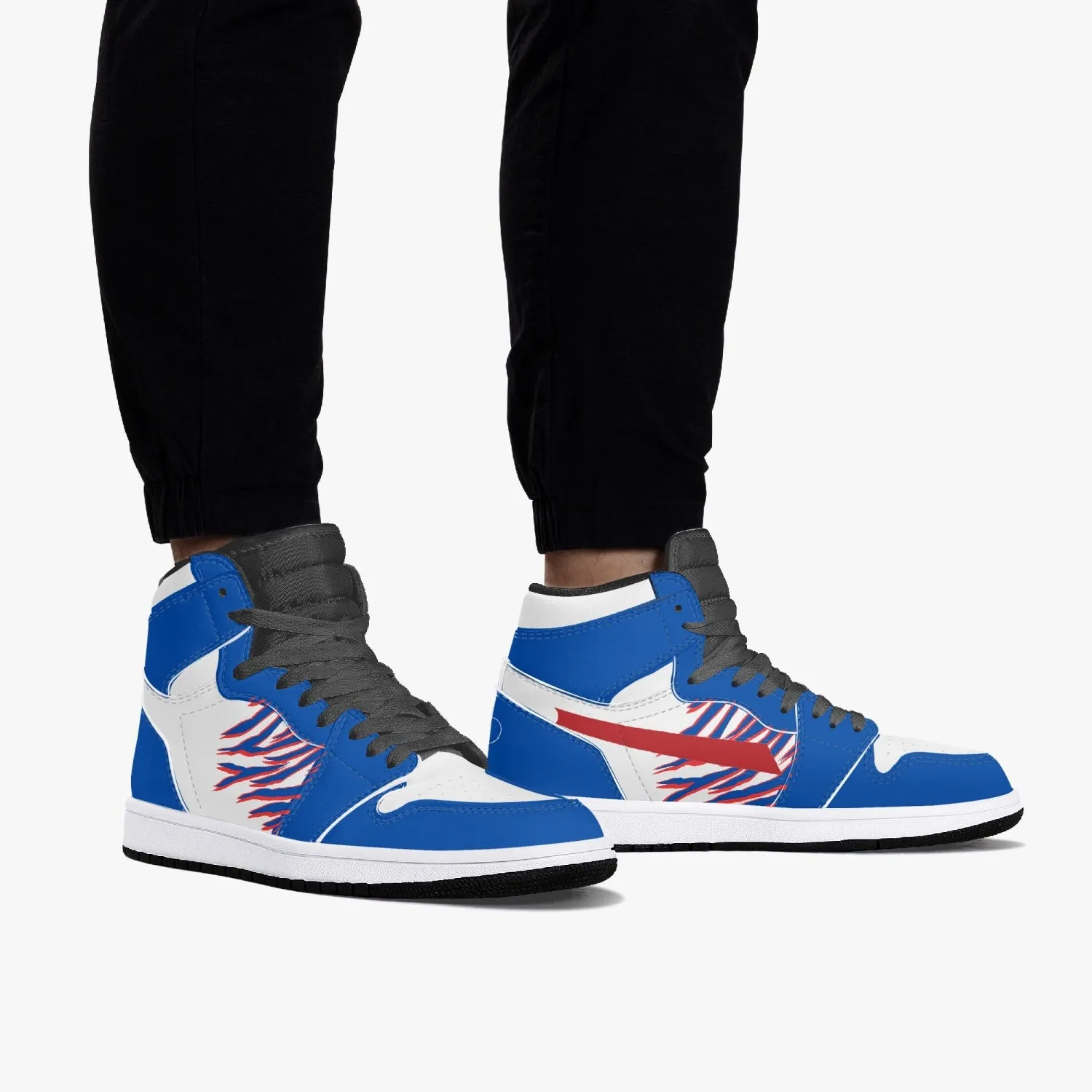 Let's Go Buffalo Jordan 1 Style High Top Sneaker