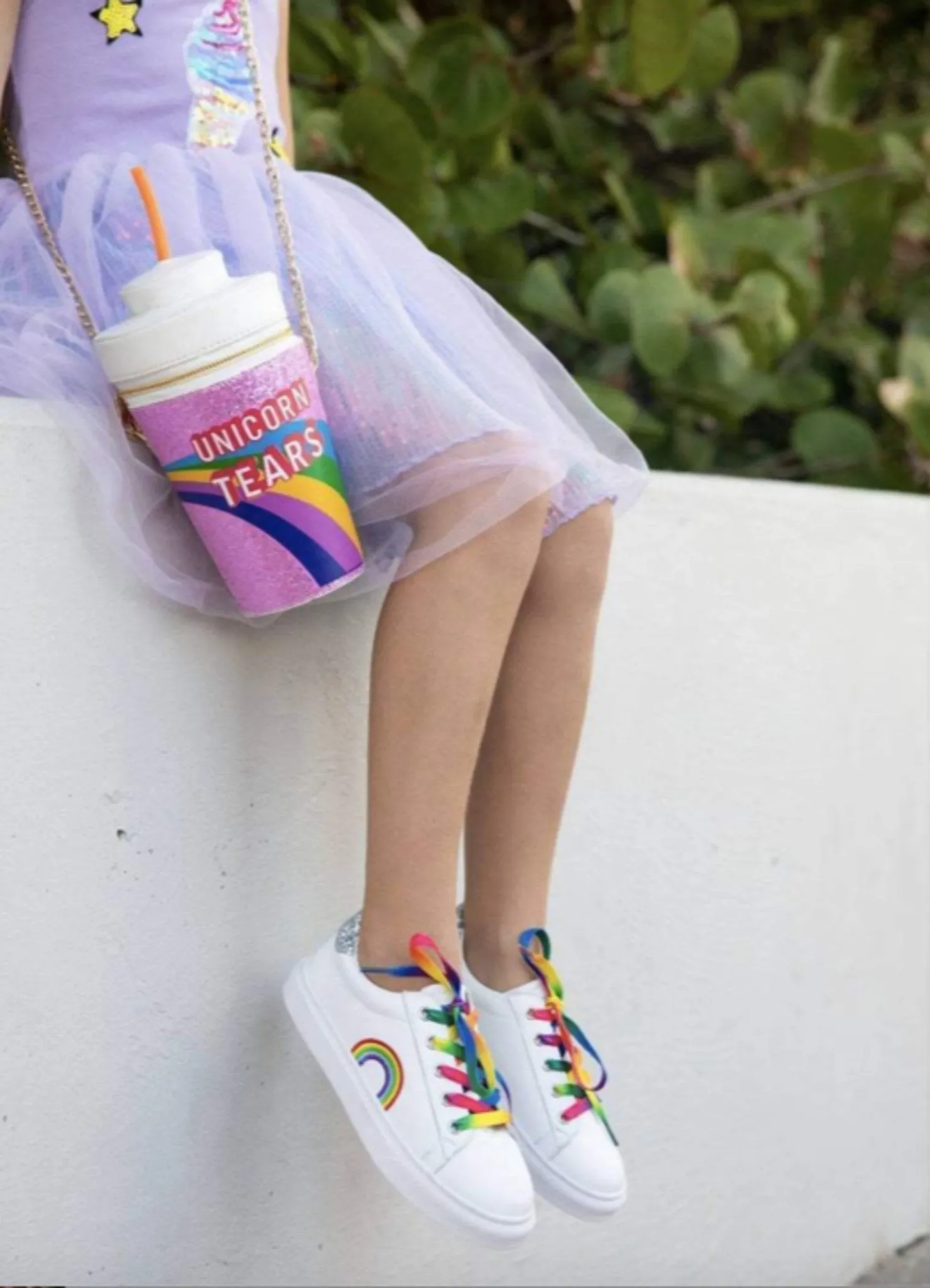 Lola and The Boys Girls Candy Rainbow Sneakers