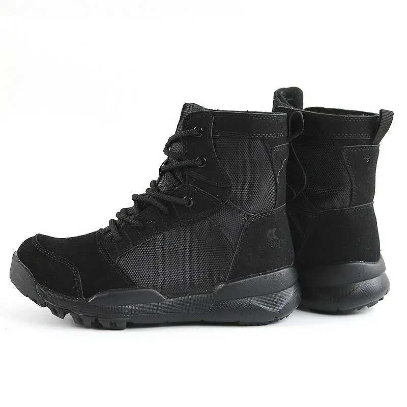 Man's outdoor waterproof anti-skid high top stable leisure hiking boots